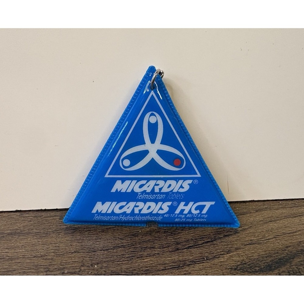 Micardis Pharmaceutical Advertising Keychain Light Flashlight Drug Rep Promo VTG